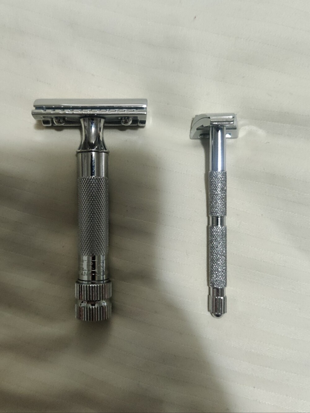 Classic Double-Edge Safety Razor - Chrome Finish, Get Both